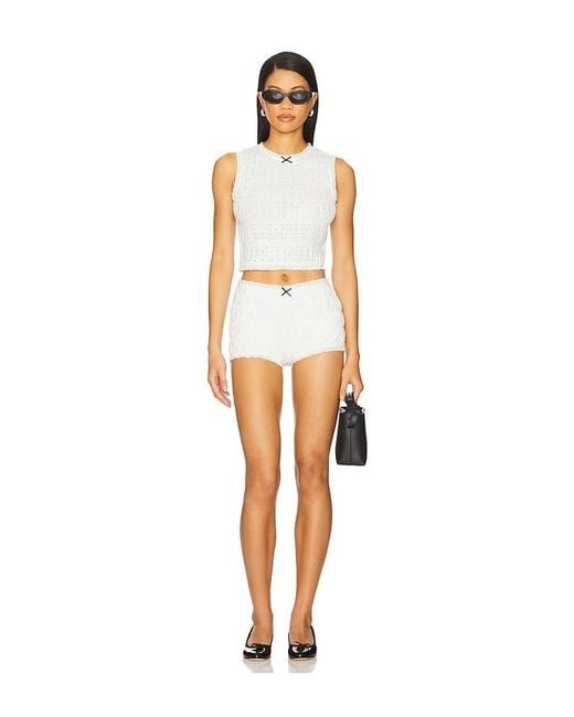 Nia White Tanner Short