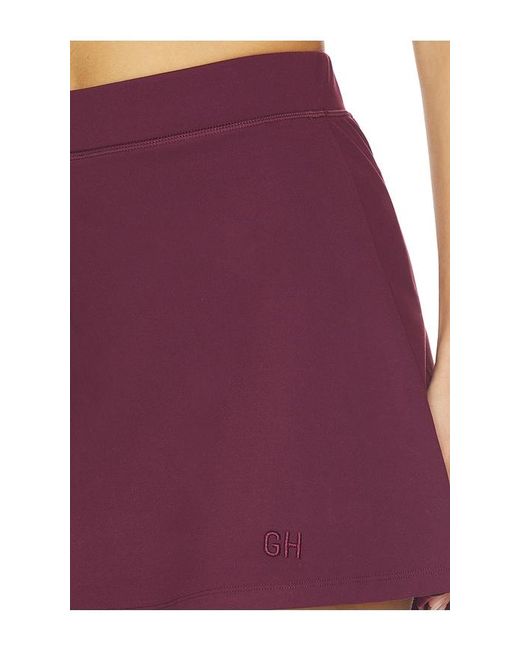 Gold Hinge Red Motioncloud A-Line Skirt