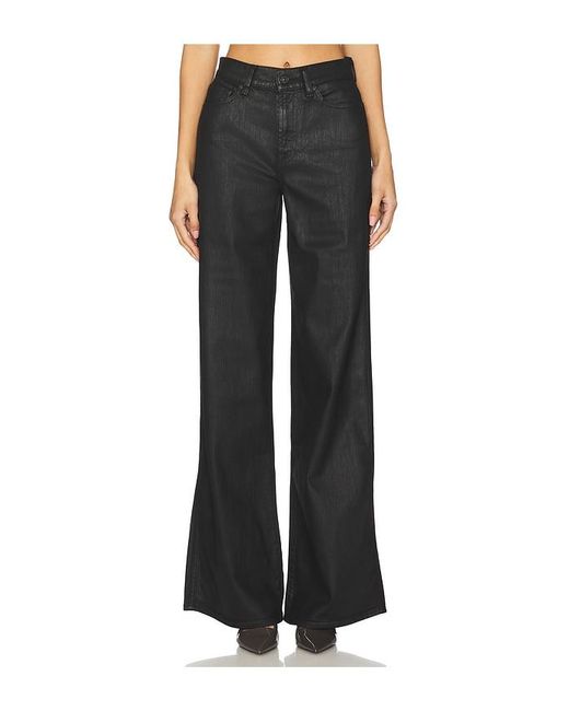 7 For All Mankind Black Weiter Schnitt Lotta