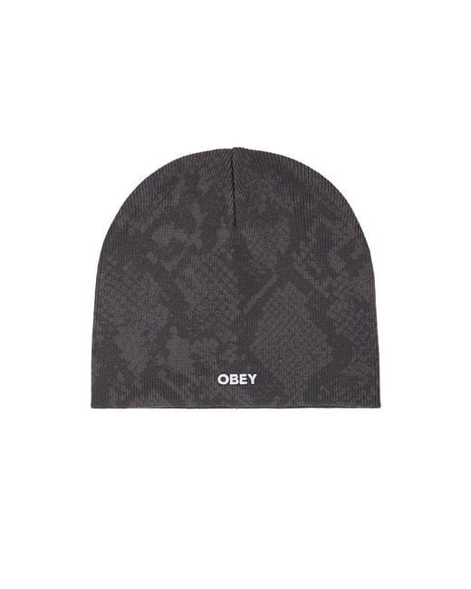 Obey Beanie Stina in Black für Herren