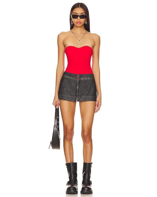 superdown Red Body Mit Bustier Stef