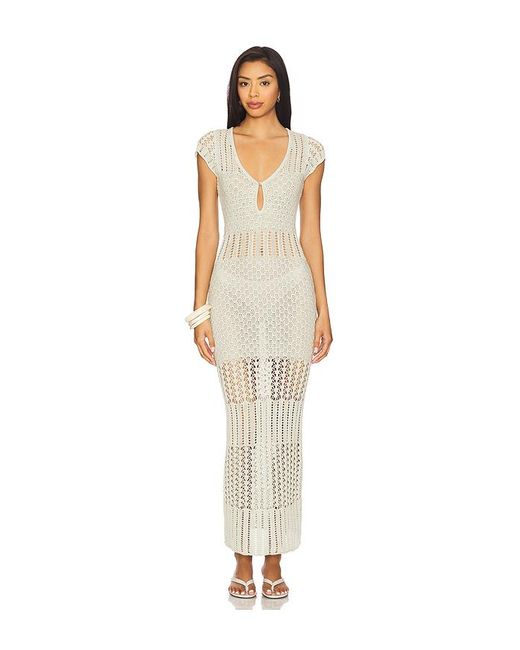 Stone Cold Fox White X Revolve Helana Midi Dress