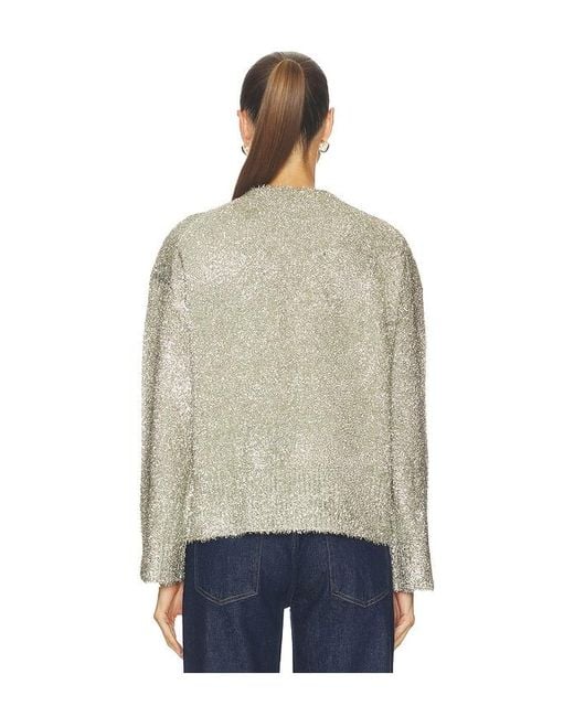 Simon Miller Natural Cher Tinsel Knit Sweater