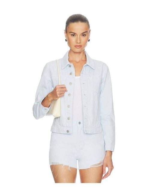 L'Agence White Celine Slim Femme Jacket