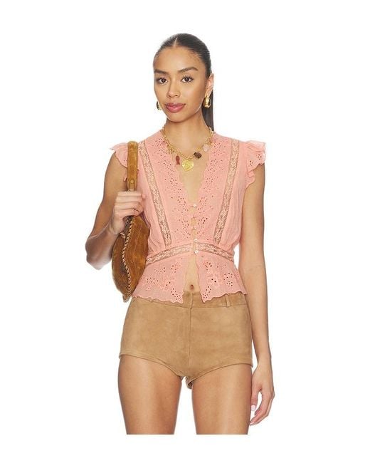 Free People Multicolor Day Dreamer Top