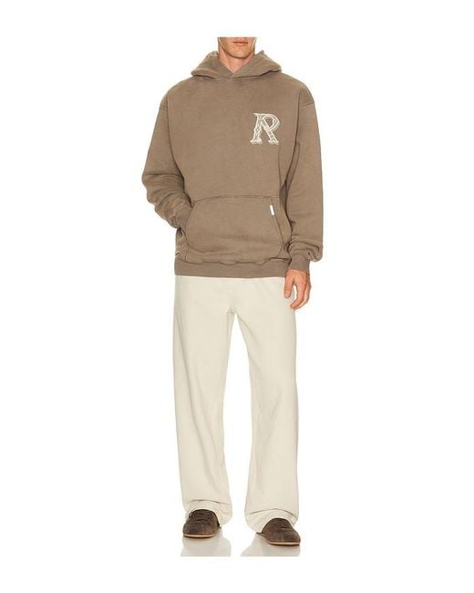 Represent Natural Western Initial Hoodie for men