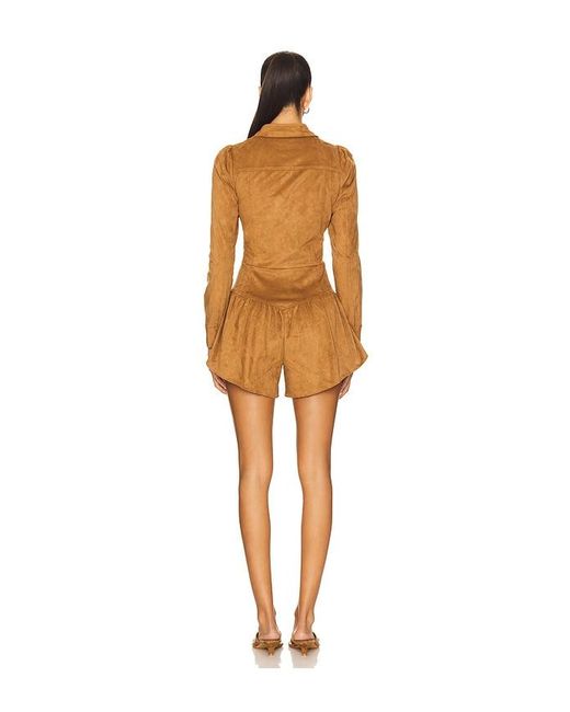 Saylor Brown Enid Romper