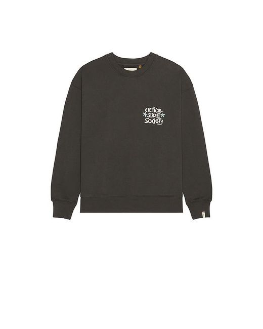 Critical Slide Black Very Nice Crew Sweatshirt for men