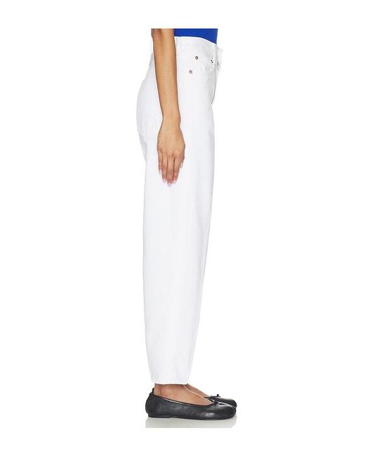 Agolde White 80's Jean