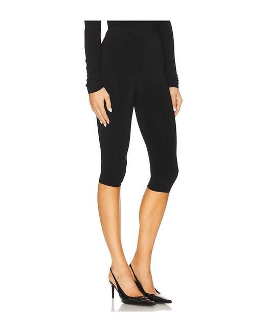 Norma Kamali Black Capri Legging