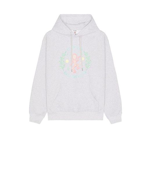 Casablanca White Hooded Sweatshirt for men