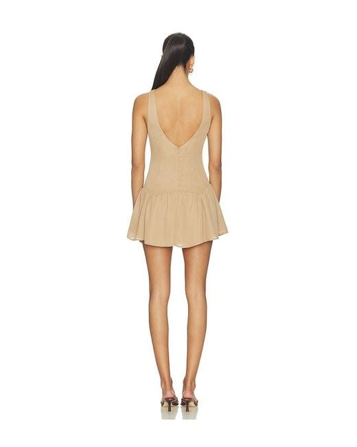 ALL THE WAYS Natural Karoline Mini Dress