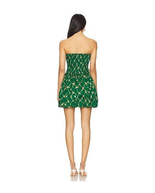 MISA Los Angles Green Sadie Dress