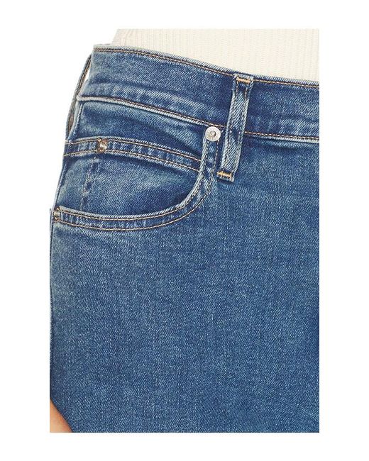SLVRLAKE Denim Blue Grace Wide Leg Jeans