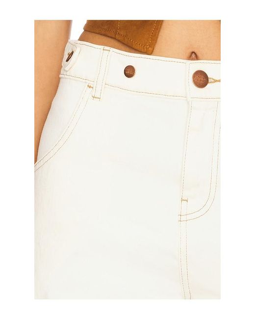 seventy + mochi White Ali Tab Short
