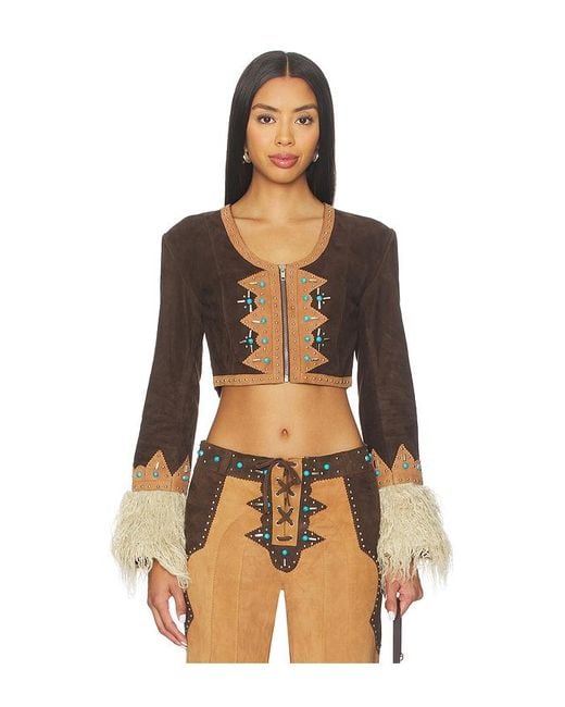 Urban Outfitters Brown X Revolve Record Jacket