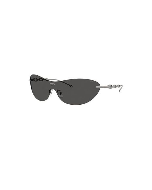 DIESEL Black Shield Sunglasses