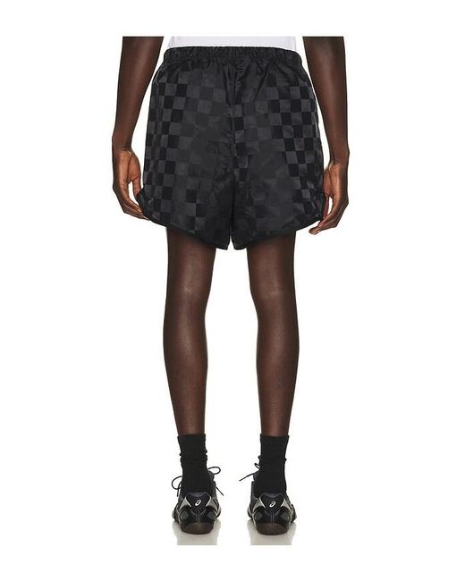 Fear Of God Black Checkered Gym Short for men