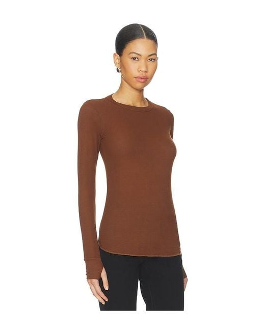 Michael Lauren Black Alick Longsleeve Fitted Top