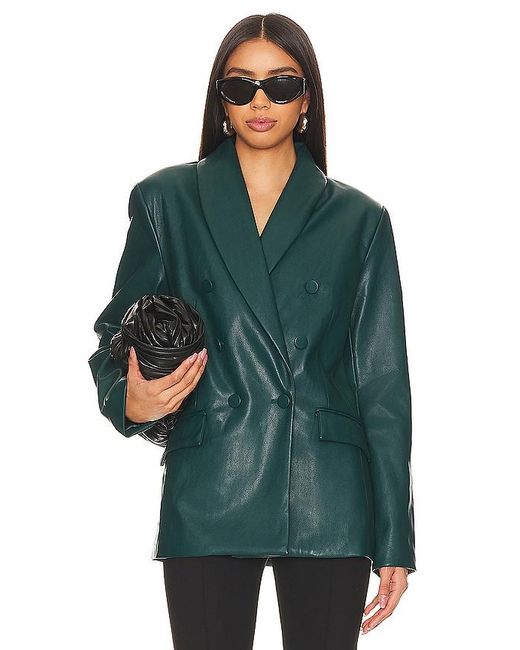 Blank NYC Green Faux Leather Jacket