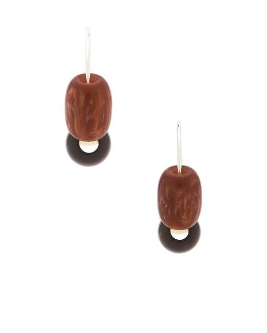 Casa Clara White Hikina Earrings
