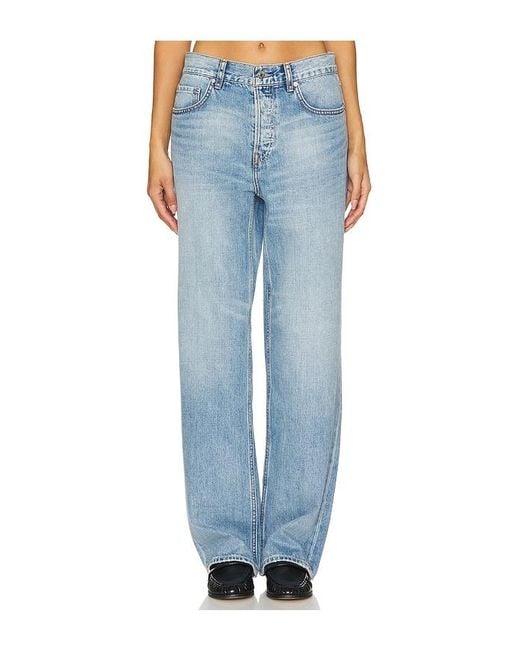 GRLFRND Blue Bella Low Rise Boyfriend