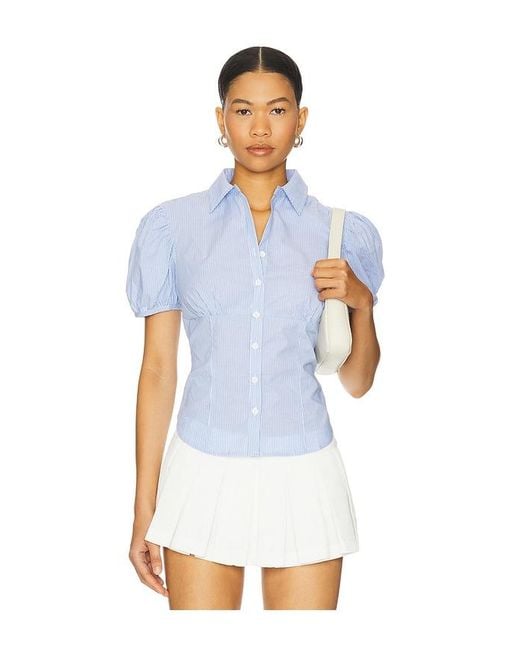 Lioness White Mon Cheri Blouse