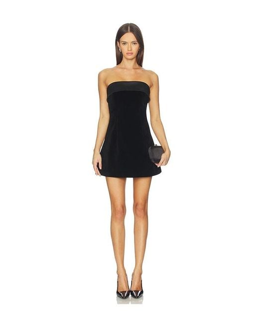 MORE TO COME Black Vivika Mini Dress