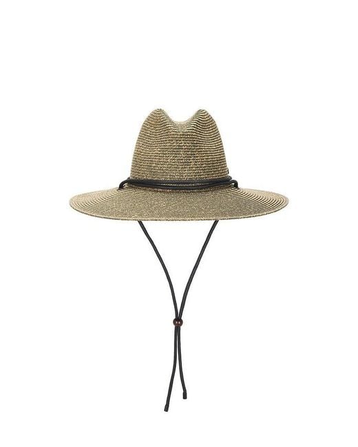 HEMLOCK HAT CO. Natural Seaside Packable Fedora for men