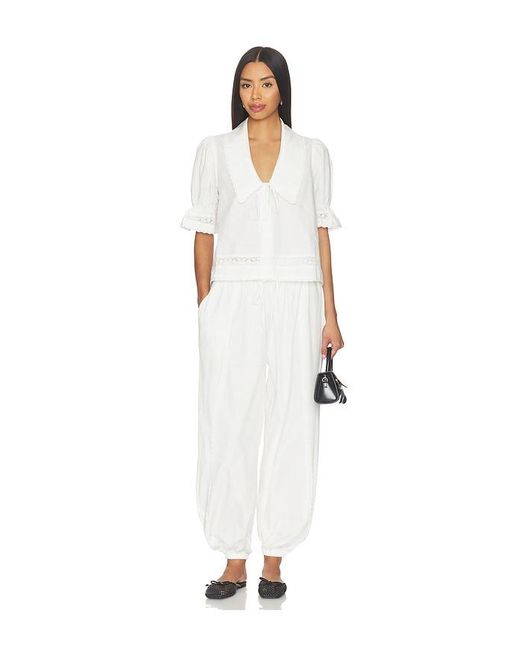 ROAME. White Maisie Pant