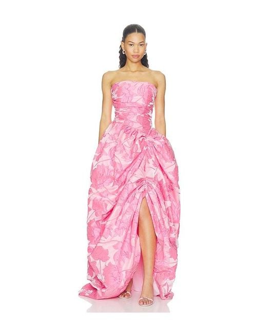 Elliatt Pink Dionne Strapless Ballgown