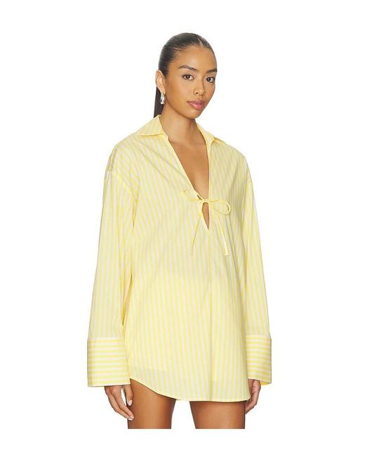 Solid & Striped Yellow The Livia Tunic