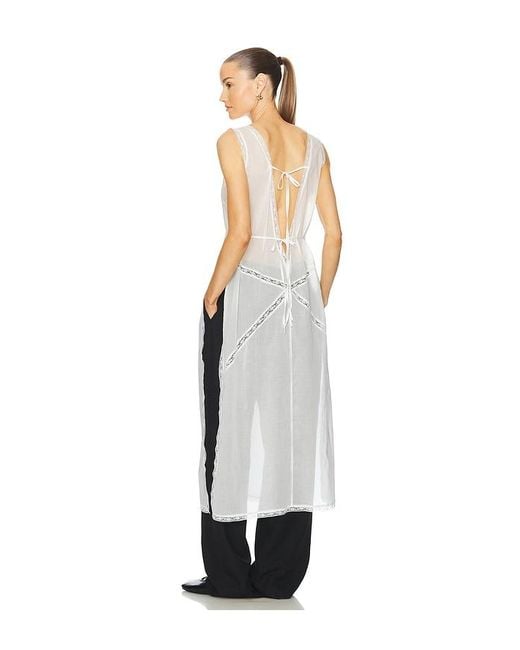 Helsa White Voile Daylight Nightgown
