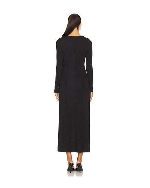 Jonathan Simkhai Black Ferrera Midi Dress