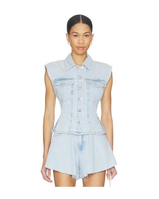 Steve Madden White Cassady Top