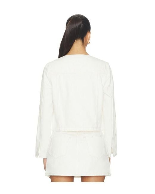 PAIGE White Dean Jacket