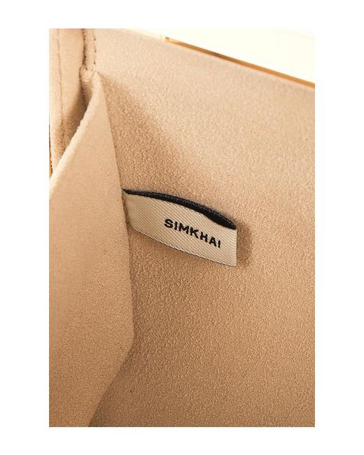 Jonathan Simkhai White Maddox Mirror Clutch