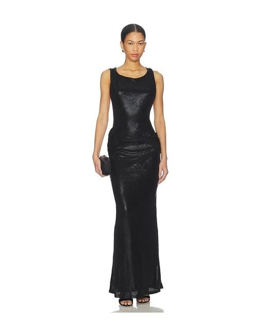 superdown Black Stacy Maxi Dress