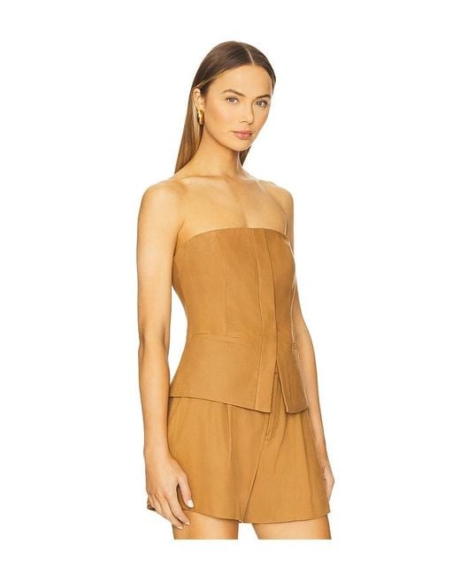 A.L.C. Orange Renee Top