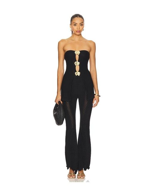 Cin Cin Black Lotus Knit Top