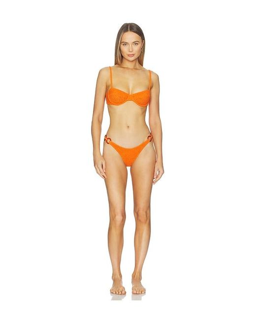 SAUDADE Orange Ray Bikini Set