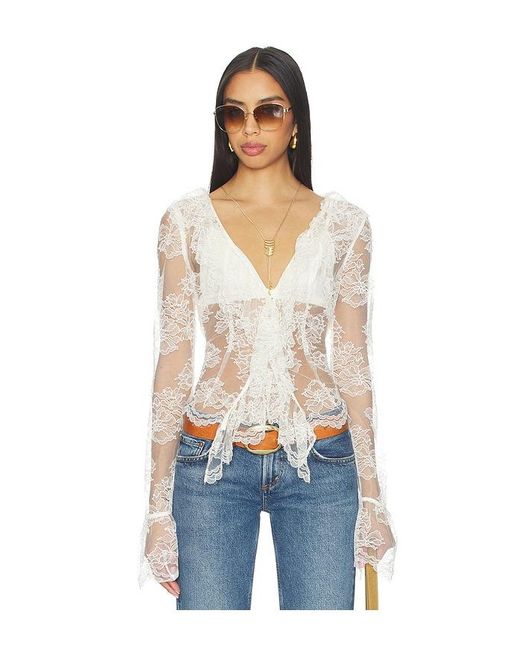 Tularosa Blue Beatrice Top
