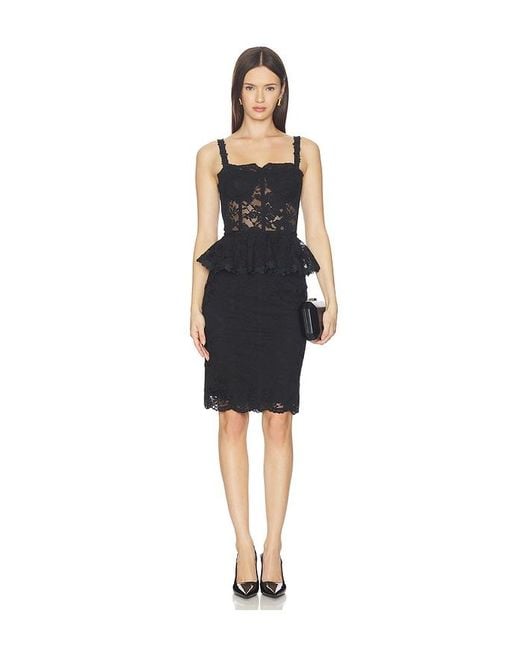 Generation Love Black Angelique Mesh Lace Dress