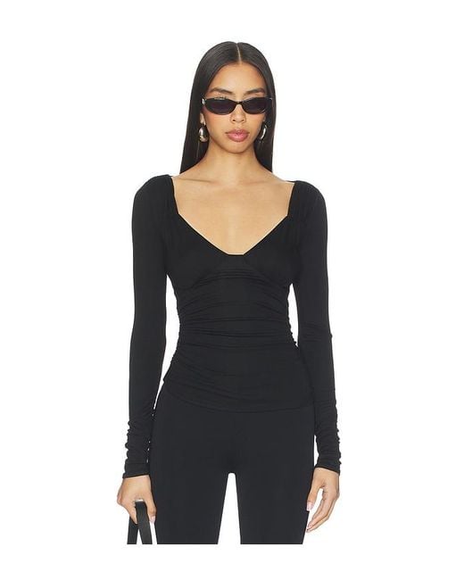 Lovers + Friends Black Cora Top