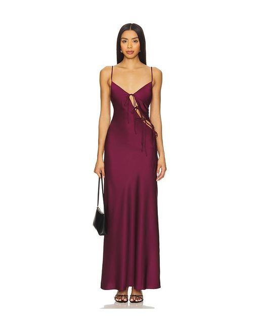 Lioness Red X Revolve About A Girl Maxi Dress