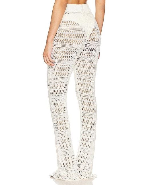 LSPACE White Golden Hour Pant