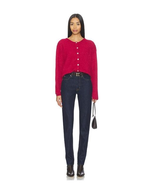 American Vintage Red Vito Cardigan