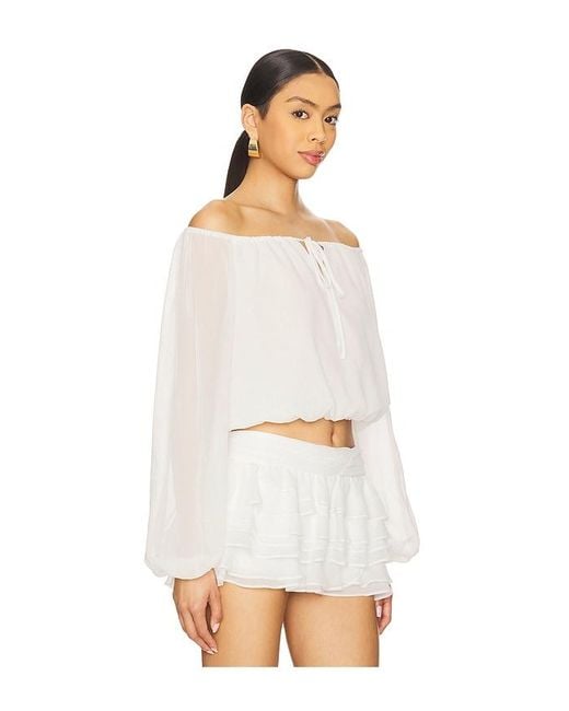 Amanda Uprichard White Dallas Top