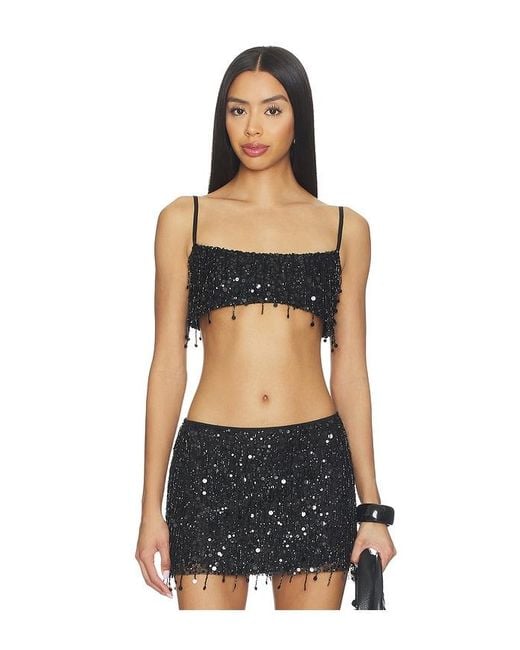 Asta Resort Black Yasmin Bralette Top