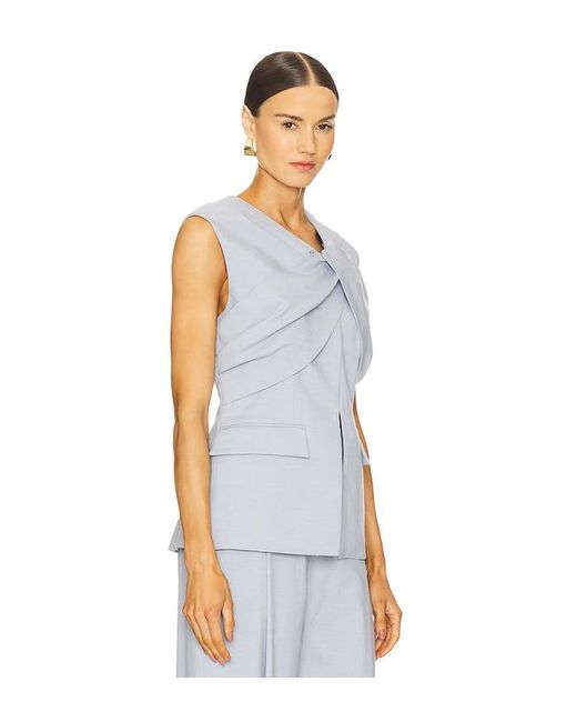 Acler White Bewick Vest